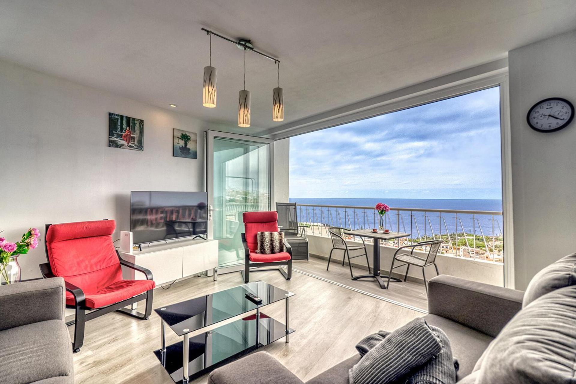 Central Modern Apartment With Private Parking & Ocean View & Coffee Corner Икод-де-лос-Винос Экстерьер фото